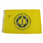Jack Nicklaus Signed The Memorial Tournament at Muirfield Village GC Yellow Flag JSA ALOA