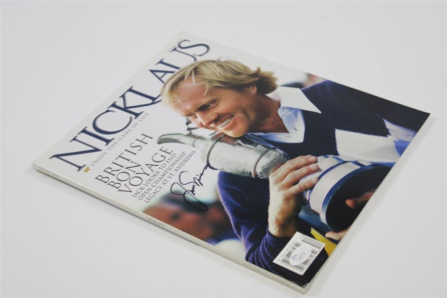 Jack Nicklaus Signed 'NICKLAUS: Enjoy the Game of Life' Magazine JSA #Q49755
