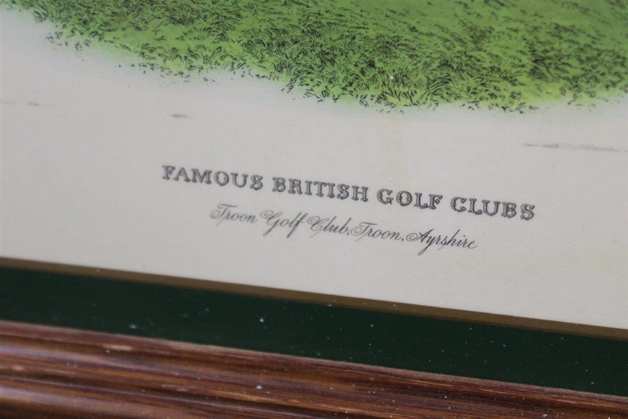Famous British Golf Clubs' - Troon Golf Club Pimpernel Tray