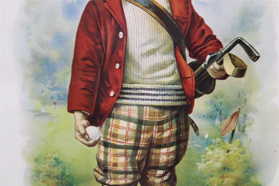 Vintage Golf Boy Framed Piece