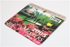 Tiger Woods Signed 2005 Masters SERIES Badge #R19746 JSA FULL #XX60325