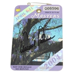 Arnold Palmer Signed 2004 Masters SERIES Badge #Q08596 - Final Masters JSA ALOA
