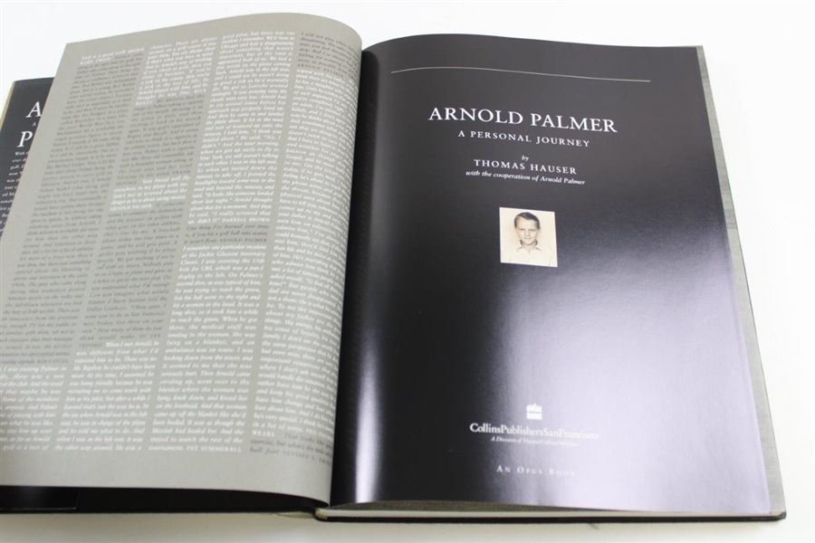 Arnold Palmer Signed 'A Personal Journey' Book JSA ALOA