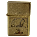 Arnold Palmer Signature 14K Gold Plated Florentine Lighter with Crossed Clubs