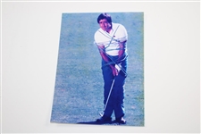 Seve Ballesteros 'Tied Up With Rope' Photo with Negative & Scorecard - John Andrisani Collection