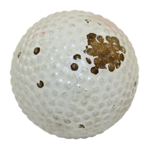 Vintage Spalding Red Dot Pat. April 11, 99 Bramble Golf Ball