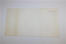 Palmer, Picard, Snead, Sarazen, Middlecoff Signed Augusta National Course Map by JP Izatt JSA ALOA