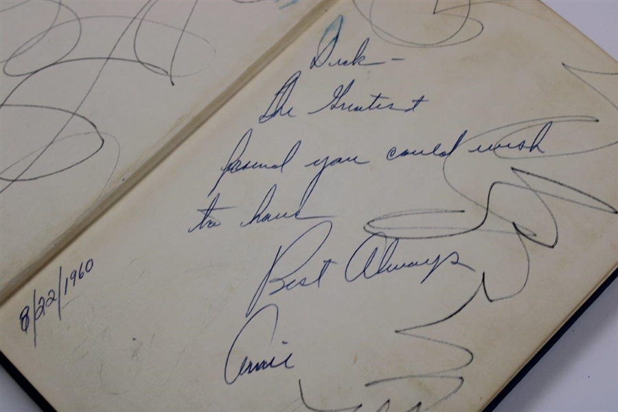 Arnold Palmer Signed Ap's Golf Book To Friend Dick Tiddy - Signed 'Arnie' JSA ALOA