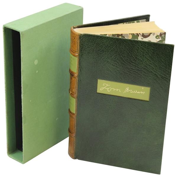 Ltd Edition 'The Life Of Tom Morris' Deluxe Book with Slipcover #59/200