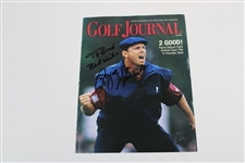 Payne Stewart Signed Golf Journal with Pamphlet, Photo, & Article JSA ALOA