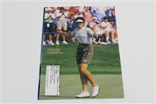 Payne Stewart Signed Golf Journal with Pamphlet, Photo, & Article JSA ALOA
