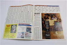 Payne Stewart Signed Golf Journal with Pamphlet, Photo, & Article JSA ALOA