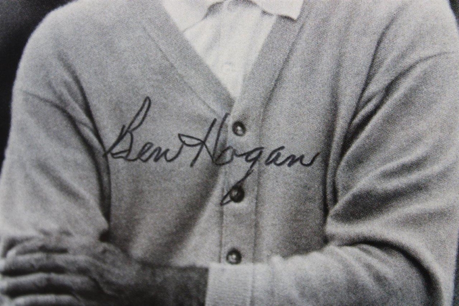Ben Hogan Signed Photo In Custom Mat JSA ALOA