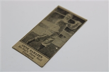 Gene Sarazen 'Ex.-Nat'l Open Golf Champion' Cut Card