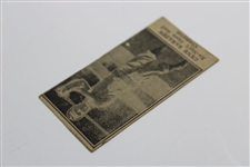 Gene Sarazen 'Ex.-Nat'l Open Golf Champion' Cut Card