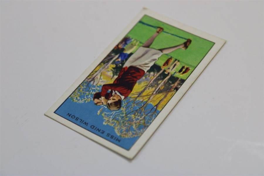 Miss Enid Wilson Park Drive Cigarettes Champions Card No. 31 of 48