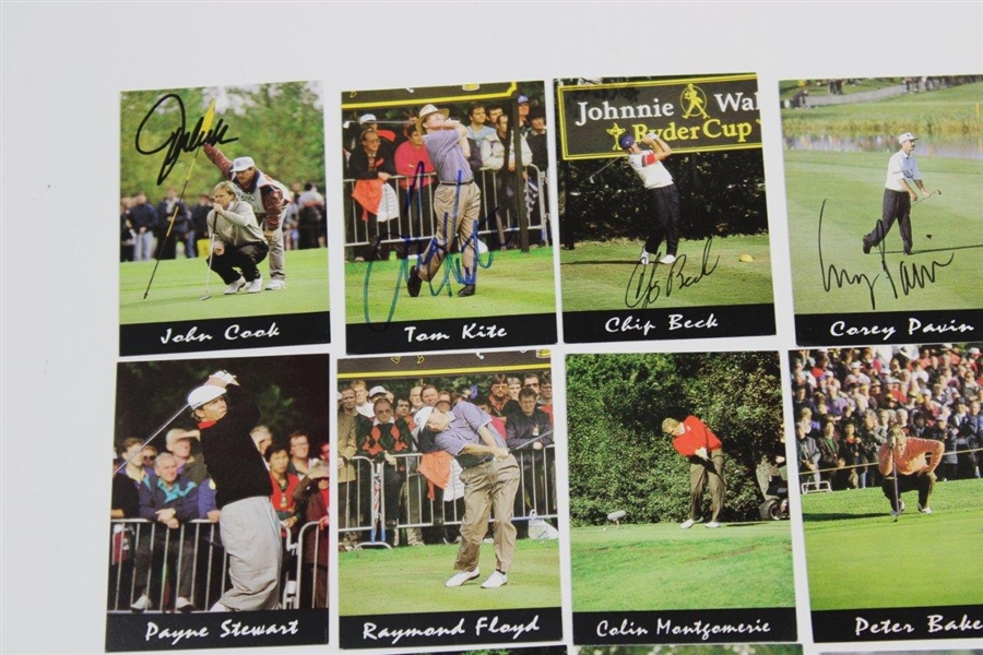 Players of the 1993 Ryder Cup Card Set - 15 Signed JSA ALOA