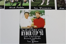 Players of the 1993 Ryder Cup Card Set - 15 Signed JSA ALOA