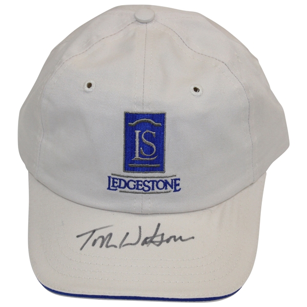 Tom Watson Signed Ledgestone Hat JSA ALOA