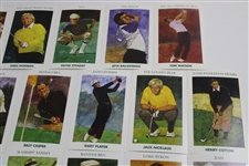 Complete Ltd Ed Set of Mueller'S Golf'S Greatest Golf Cards in Original Box