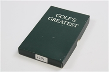 Complete Ltd Ed Set of Mueller'S Golf'S Greatest Golf Cards in Original Box