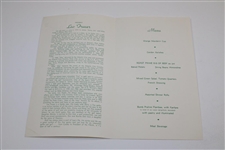 (2) PGA President's Dinner Menus Signed by Yates, Sargent, Black & Others JSA ALOA