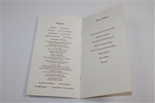 (2) PGA President's Dinner Menus Signed by Yates, Sargent, Black & Others JSA ALOA