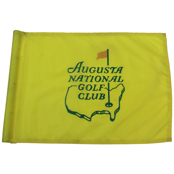 Augusta National Golf Club Course Flown Flag - Yellow