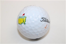 Dustin Johnson Signed Masters Logo Golf Ball JSA ALOA