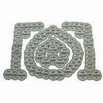 Seventy-Nine (79) Purported 1987 Augusta National Masters Windshield Parking Stickers