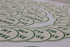 Seventy-Nine (79) Purported 1987 Augusta National Masters Windshield Parking Stickers