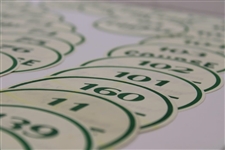 Seventy-Nine (79) Purported 1987 Augusta National Masters Windshield Parking Stickers