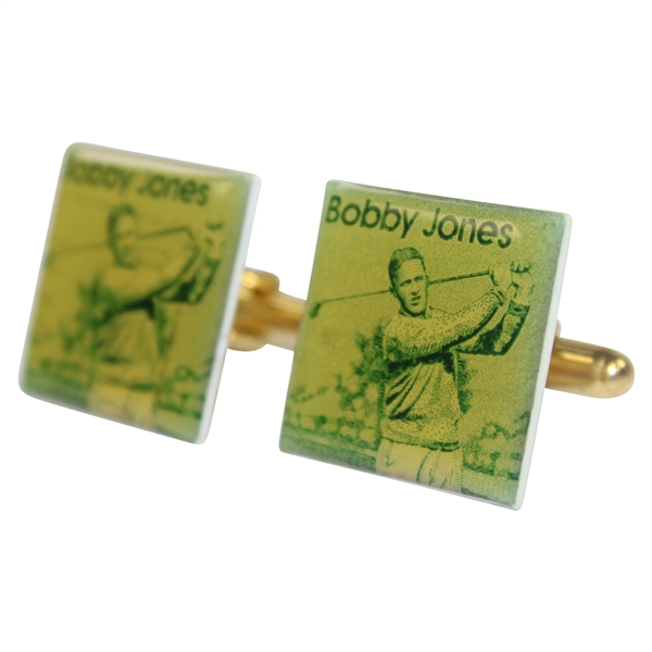 Unmarked & Undated Pair of Bobby Jones Image Cuff Links