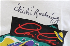 Chi-Chi Rodriguez Signed New with Tags White 'Chi Chi' Size Large Golf T-Shirt - Chi-Chi Rodriguez Collection JSA ALOA