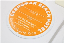 Chi-Chi Rodriguez's Personal Group of Four (3) Bag Tags - Mauna Lani, Cerromar Beach (x2), & Dorado