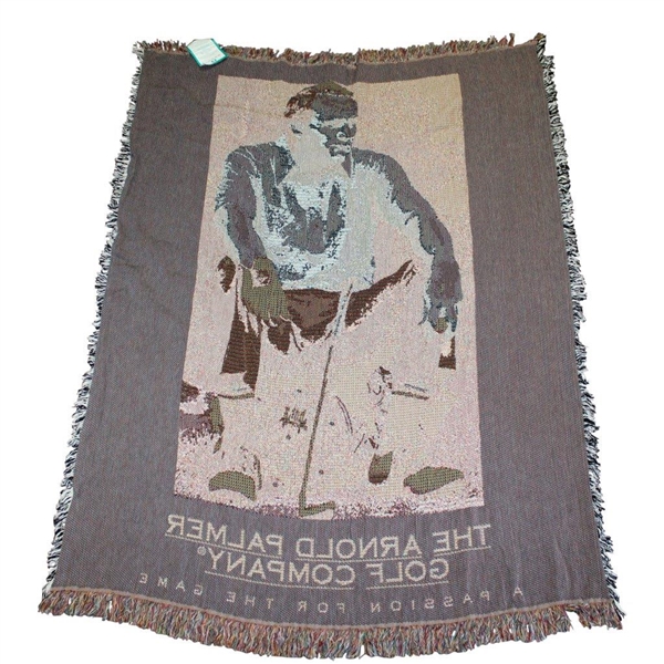The Arnold Palmer Golf Company 'A Passion For The Game' Throw Blanket with Tag