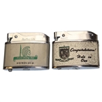 Two (2) Classic Brathen-lite & Direct Lighters - Hawaii Country Club & Hole-In-One