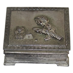 Boy Golf Caddy with Sand Tee Box & Dog Themed Keepsake Box