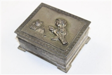 Boy Golf Caddy with Sand Tee Box & Dog Themed Keepsake Box