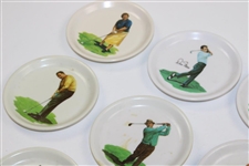 Eight (8) Classic Golf Legends Wilson Plates