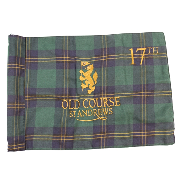 Old Course At St. Andrews 17th Hole Tartan Flag