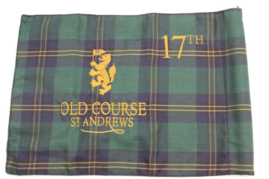 Old Course At St. Andrews 17th Hole Tartan Flag