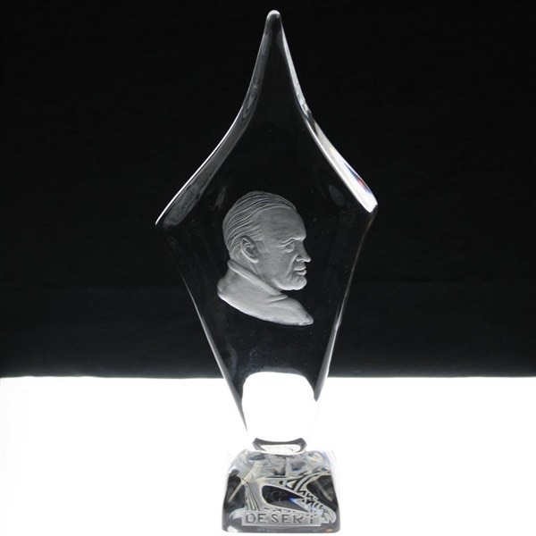 1973 Bob Hope Classic Glass Pro-Am Winner's Trophy From Arnold Palmer's Final Win