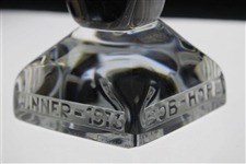 1973 Bob Hope Classic Glass Pro-Am Winner's Trophy From Arnold Palmer's Final Win