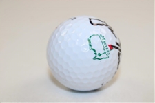 Jack Nicklaus Signed Masters Logo Golf Ball JSA ALOA