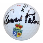 Arnold Palmer Signed Royal Birkdale Golf Club Logo Ball - Site Open Win - JSA ALOA
