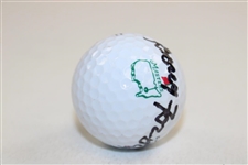 Doug Ford Signed Masters Logo Golf Ball JSA ALOA