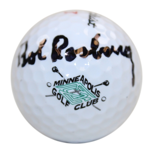 Bob Rosburg Signed Minneapolis Golf Club Logo Golf Ball JSA ALOA