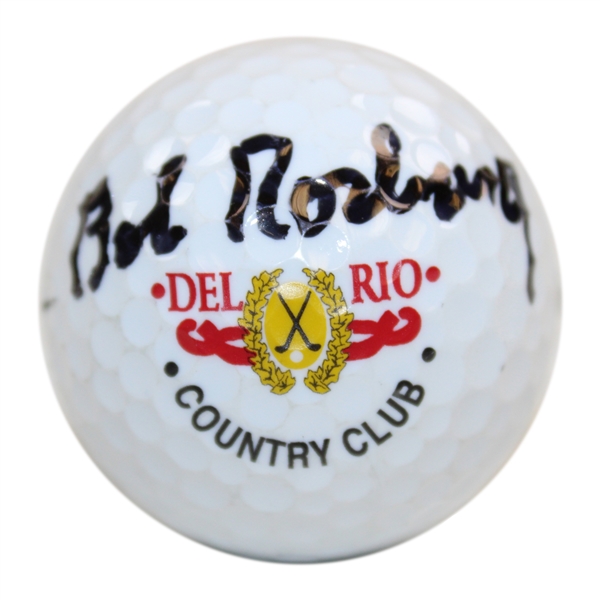 Bob Rosburg Signed Del Rio Country Club Logo Golf Ball JSA ALOA