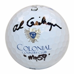 Al Geiberger Signed Colonial Country Club Logo Golf Ball with Mr. 59 JSA ALOA